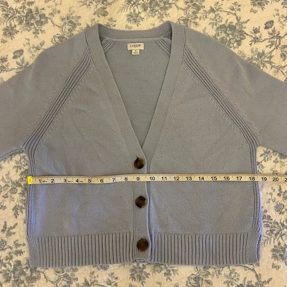 J Crew Lilac Button Up Cardigan - Picture 2 of 7